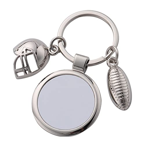 LLINthy Sublimation Blanker Schlüsselbund Metallwärmeübertragung Schlüsselbein Leerer Boardschlüsselring Für Handwerk Liefert 4 Styles Rohlinge Sublimation Blankschlüsselkettenmetall von LLINthy