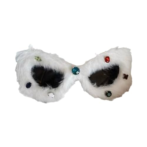 LLINthy Süßer Stirnband Sonnenbrille Hair Band Haarzubehör Stilvolle Kopfbedeckungskopfschmuck Haar Hoop Acrylmaterial Für Frau Ästhetik Haar Hoop von LLINthy