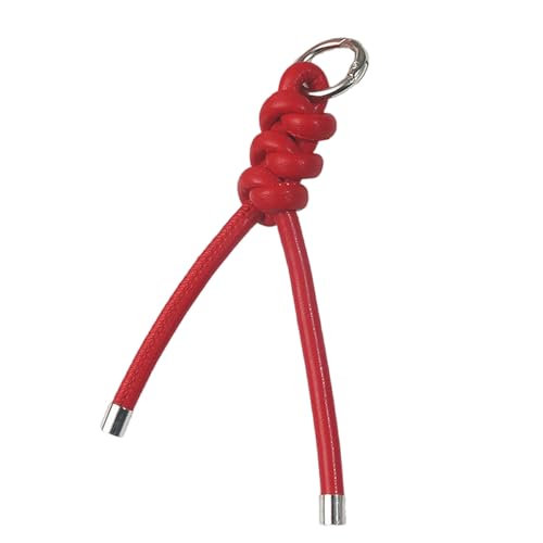 LLINthy Vielseitiger PU Lederseil Keyring Gurtschlüssel Accessoire Accessoire Charme Anhänger Dekore Für Taschenpersonalisierungszubehör Für Trendsetter von LLINthy