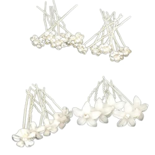 Luxuriöse Perlen Haarnadel Haarnadeln Mädchen Geburtstagsfeier Eleganter Festzug Blumenkristall Mädchen Hochzeit Kostüm Kopfbedeckung von LLINthy