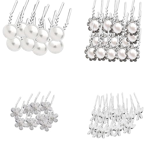 Luxuriöse Perlen Haarnadel Haarnadeln Mädchen Geburtstagsfeier Eleganter Festzug Blumenkristall Mädchen Hochzeit Kostüm Kopfbedeckung von LLINthy