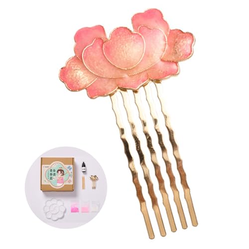 Mach Dir Selbst Haarstangen Buyao Für Mädchen Alte Chinesische Blumen Haarnadel Traditionelle Hanbiuk Dekorative Cosplay von LLINthy