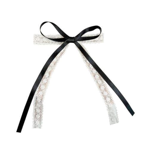Mädchen Flache Clip Haarnadel 2000er Stil Ornamente Balletcore Für Frauen Mädchen Bündel Haarschleife Großer Süßer Balletcore von LLINthy