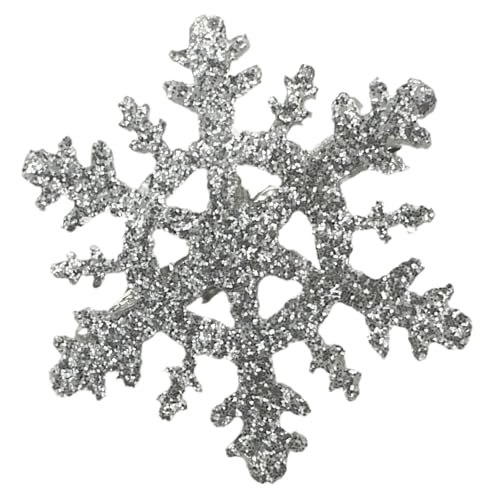 Mädchen Flache Clip Haarnadel Ornamente Silber Barrette Für Frauen Mädchen Bündel Haarschlüsse Süße Weihnachtsfoto Requisiten von LLINthy