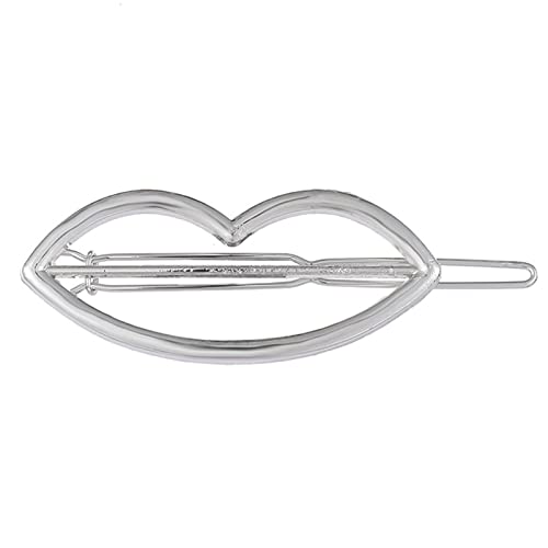 Metal Hair Clip Silber Moon Stern Haarclip Herzhaarstifte Für Frauen Stern Barrettes Geometrische Haarclip Haar Barrettes von LLINthy
