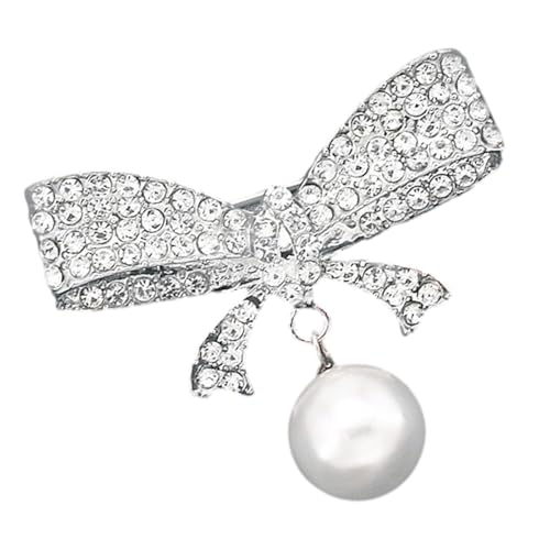 Mode Bowknot Form Brosche Legierung Gefertigtes Schmuckgeschenk Für Besondere Anlässe Diamanten Bowknot von LLINthy
