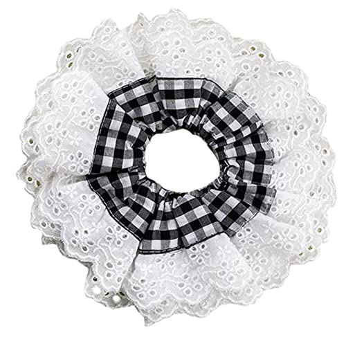 Multi Layer Spitzenrückte Hohe Elastizität Pferdeschwanz Haar Bindungen Ladies Girls Scrunchies Haarzubehör Zum Geburtstag von LLINthy