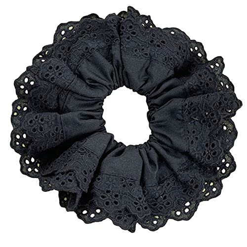 Multi Layer Spitzenrückte Hohe Elastizität Pferdeschwanz Haar Bindungen Ladies Girls Scrunchies Haarzubehör Zum Geburtstag von LLINthy