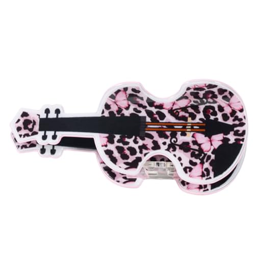 Neuheit Klauenclip Gitarre Kreative Pullover Haarnadel 2000er Jahre Stylish Bündel Ornament Elegante Musikinstrument Ornament Orament von LLINthy