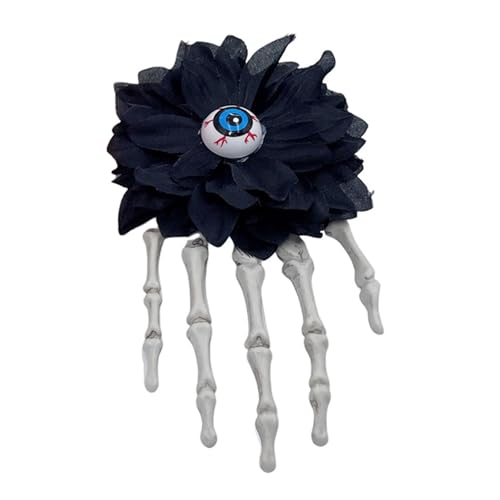 Neuheit Skelett Handhaarclip Neuheit Halloween Dekoration Bequem Und Leicht Zu Tragen Partykostüm Kopfbedeckung von LLINthy