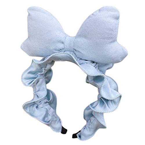 Non Slip Wasch Gesicht Stirnband Niedliche Stereoskopische Big Bogen Haarband Elastische Stirnbänder Für Spa Make Up Werkzeug Haarzubehör von LLINthy