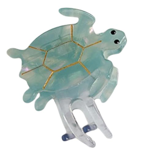 Ozeanthema Seaturtle Haarklaue Mädchen Essigsäure Haarklemme Nonsilip Ponytailhalter Haarklauen Frauen Haare Forming Ornament Haartabend Werkzeug von LLINthy