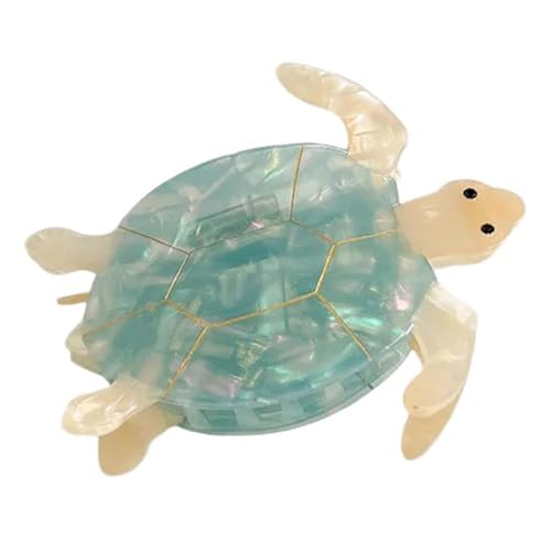 Ozeanthema Seaturtle Haarklaue Mädchen Essigsäure Haarklemme Nonsilip Ponytailhalter Haarklauen Frauen Haare Forming Ornament Haartabend Werkzeug von LLINthy