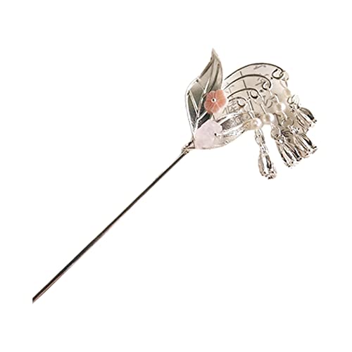 Perle Blumenhaarstangen Haarnadeln Mit Quasten Chinesischer Haarspannstäbchen Verdrehen Haarschmuck Haarstylingstifte Für Frauen von LLINthy