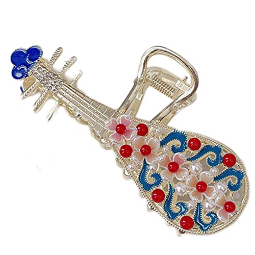 Pferdeschwanzklauenclip Jaw Clip Nicht Slip Chinese Haarklauenclip Für Dickes Haar Silber Farbhai Clip Frauen Kopfschmuck von LLINthy