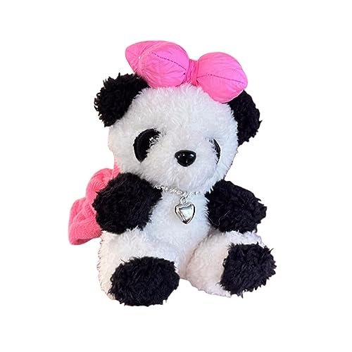 Plüsch Panda Haarrunchies Für Frauen Hochsteckfrisur Haare HaarRings Ästhetischer Donutshairtie Haarspulenponytailhalter von LLINthy