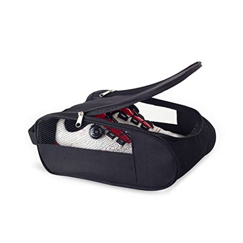 Reißverschluss Golfschuhtasche Tragbare Sportschuhe Trägertaschen Reiseschuh Aufbewahrungsorganisator Golfzubehör Für Männer Frauen Mesh Schuhe Tasche Organizer Atmungsaktiv von LLINthy