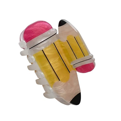 Schöne Buchform Haarklaue Clip Starker Verschluss Barrettes Nonsilip Jaw Clip Täglich Verwenden Sie Haarklaue Zurück In Die Schule Haare Dekore Acrylhaargriff von LLINthy