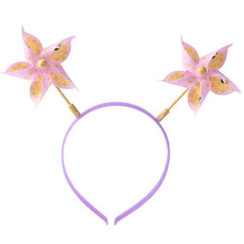 Spring Windmill Stirnbänder Kreatives Lustiges Haar Hoop Schöne Muster Kopfbedeckung Für Kinder Und Erwachsene von LLINthy