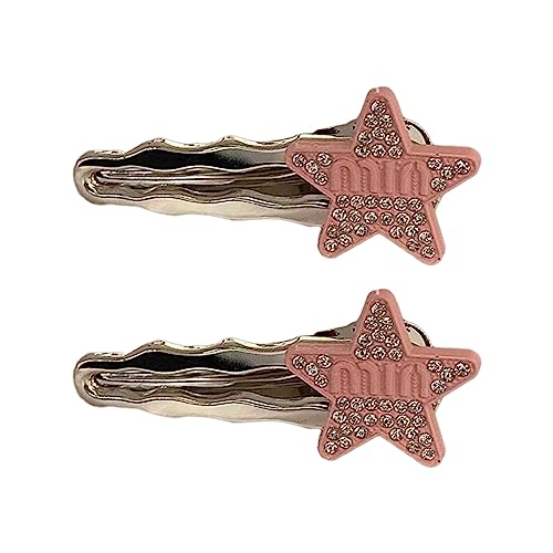 Sternhaarclip Metallic Hair Barrettes Schnapphaarklammern Für Teenager Beliebte Mädchen Haare Accessoires von LLINthy