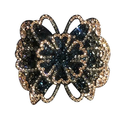Strasssteine ​​Blume Haarnadel Strasshaarklemme Für Frauen Kristall Barrette Clip Strasssteine ​​Blumenhaar Clip von LLINthy