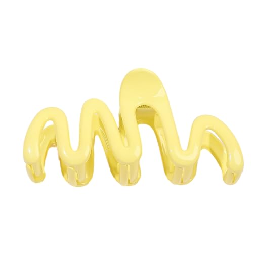 Süße Mädchen Hohe Pferdeschwanz Haarklaue Schöne Weibliche Süßigkeiten Farbe Gebogene Form Haarklaue Freizeitpendelhaarclip Für Mädchen von LLINthy