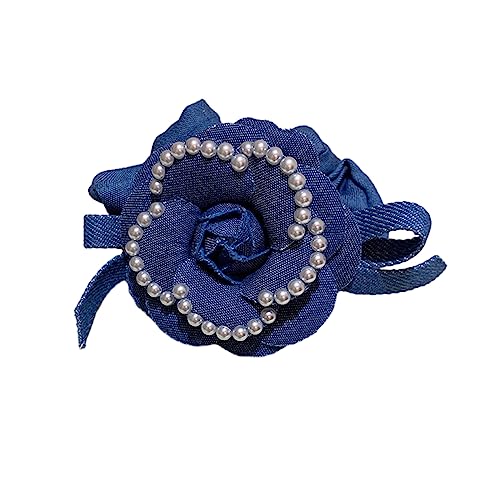 Süße Mädchen Kamelien Form Haarclip/Haarseil Mit Weißer Perle Stero Haarnadel Elastic Hair Seil Für Mädchen Haarstyling von LLINthy