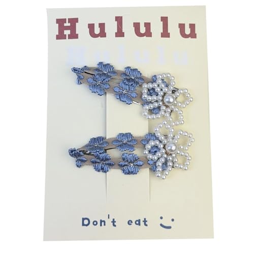 Süße Süße Blumenhaar Clip Elegantes Perlenblüten Blüten Bündel Schnappclip Süßer Cottagecore von LLINthy