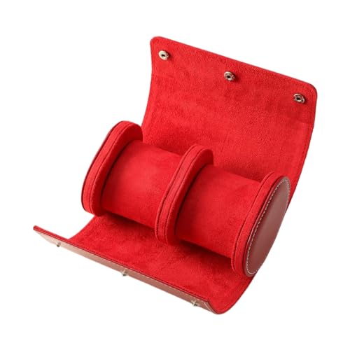 Vintage PU Watch Roll Hülle Leder Uhr Aufbewahrungsbox Stilvolle Uhr Container Uhren Display Box PU Für Reiseb Selbst Für Männer von LLINthy