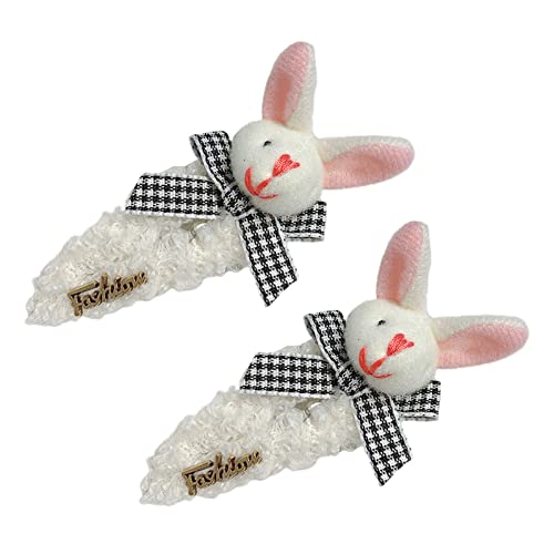 Weiche Hasen Stirnband Bogenknoten Plüsch Kaninchen Haar Reifen Zum Waschen Von Gesicht Flauschiger Cartoon Haare Risshaar Cartoon Kostüm von LLINthy
