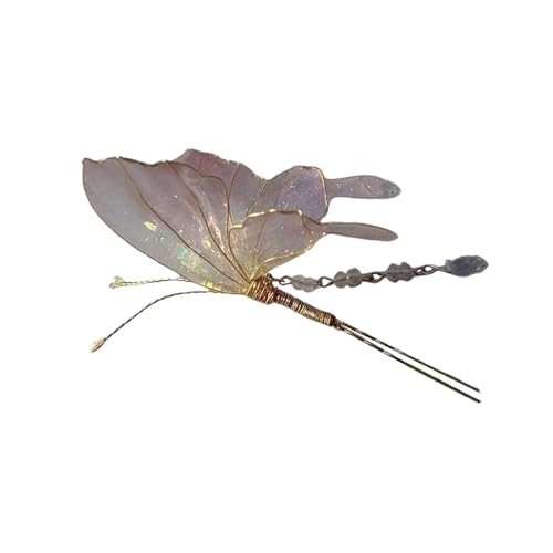 Zarte Haarstange Glitzernde Schmetterling Haarschmuck Schmetterling Schmuck Chinesisch Traditionelle Dekorative Haarschmuck von LLINthy