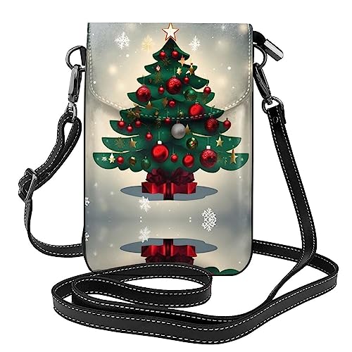 LLKGO TChristmas Gift Tree Pattern Crossbody Bag Mobile Phone Bag Women Small Wallet A Practical Gift Suitable for going out, exercising, and shopping LLKGO TChristmas Gift Tree Pattern Crossbody Bag Mobile Phone Bag Women Small Wallet A Practical Gift Suitable for going out, exercising, and shopping von LLKGOT