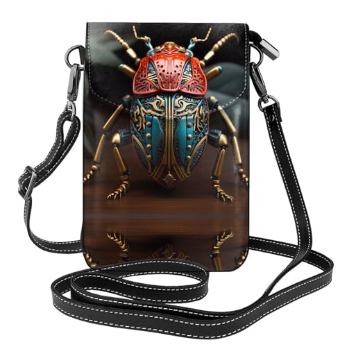 LLKGO TColorful Beetle Pattern Crossbody Bag Mobile Phone Bag Women Small Wallet A Practical Gift Suitable for going out, exercising, and shopping LLKGO TColorful Beetle Pattern Crossbody Bag Mobile Phone Bag Women Small Wallet A Practical Gift Suitable for going out, exercising, and shopping von LLKGOT