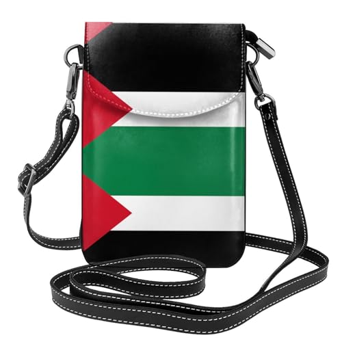 LLKGO TFlag of the State of Palestine Pattern Crossbody Bag Mobile Phone Bag Women Small Wallet A Practical Gift Suitable for going out, exercising, and shopping LLKGO TFlag of the State of Palestine Pattern Crossbody Bag Mobile Phone Bag Women Small Wallet A Practical Gift Suitable for going out, exercising, and shopping von LLKGOT