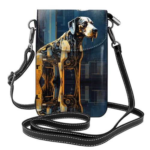 LLKGO TMechanical Dogs Pattern Crossbody Bag Mobile Phone Bag Women Small Wallet A Practical Gift Suitable for going out, exercising, and shopping LLKGO TMechanical Dogs Pattern Crossbody Bag Mobile Phone Bag Women Small Wallet A Practical Gift Suitable for going out, exercising, and shopping von LLKGOT