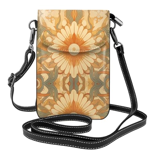 LLKGO TPatterned Sunflowers Pattern Crossbody Bag Mobile Phone Bag Women Small Wallet A Practical Gift Suitable for going out, exercising, and shopping von LLKGOT