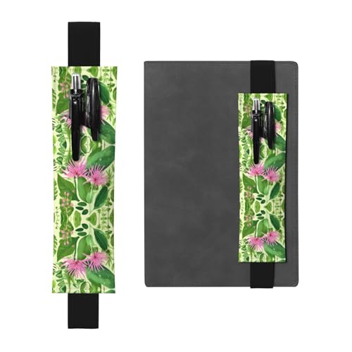 LLKGOT Leder-Stifthalter, Lesezeichen, Blumendruck, für Hardcover-Tagebücher, Tagebücher, Planer, verstellbarer Riemen LLKGOT Leder-Stifthalter, Lesezeichen, Blumendruck, für Hardcover-Tagebücher, Tagebücher, Planer, verstellbarer Riemen von LLKGOT