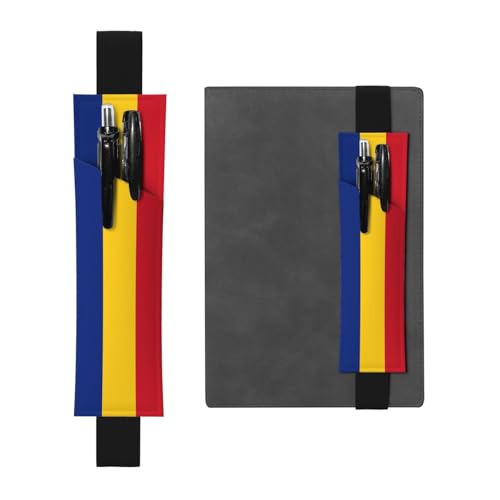 LLKGOT Leder-Stifthalter, Lesezeichen, Flagge von Rumänien, Druck für Hardcover-Tagebücher, Tagebücher, Planer, verstellbarer Riemen LLKGOT Leder-Stifthalter, Lesezeichen, Flagge von Rumänien, Druck für Hardcover-Tagebücher, Tagebücher, Planer, verstellbarer Riemen von LLKGOT