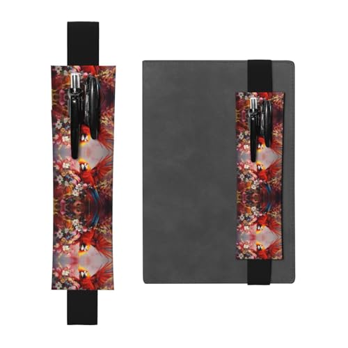 LLKGOT Leder-Stifthalter, Lesezeichen, Papagei, Kunst, Gemälde, Druck für Hardcover-Tagebücher, Tagebücher, Planer, verstellbarer Riemen LLKGOT Leder-Stifthalter, Lesezeichen, Papagei, Kunst, Gemälde, Druck für Hardcover-Tagebücher, Tagebücher, Planer, verstellbarer Riemen von LLKGOT