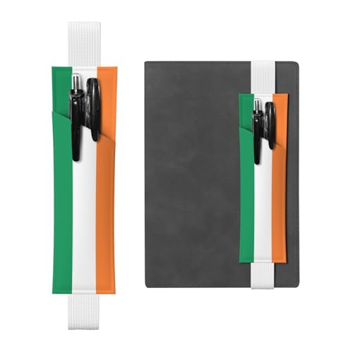 LLKGOT Leder-Stifthalter, Lesezeichen, irische Flagge, Druck für Hardcover-Tagebücher, Tagebücher, Planer, verstellbarer Riemen LLKGOT Leder-Stifthalter, Lesezeichen, irische Flagge, Druck für Hardcover-Tagebücher, Tagebücher, Planer, verstellbarer Riemen von LLKGOT