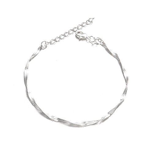 LLKJMJJU Schmuck Fuß Fußkettchen Armband Strand Kette Knöchel Frauen Fußkettchen Ring 24 von LLKJMJJU