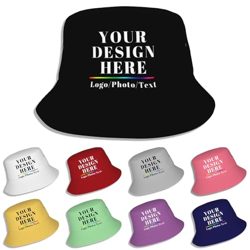 Personalisierte Fischermütze, Personalisierte Fischerhüte für Damen und Herren mit Gesichtsfoto, Personalisierte Fischerhut mit Eigenem Foto/Name/Text/Logo, für Sommer Strand Reisen Wandern Outdoor Personalisierte Fischermütze, Personalisierte Fischerhüte für Damen und Herren mit Gesichtsfoto, Personalisierte Fischerhut mit Eigenem Foto/Name/Text/Logo, für Sommer Strand Reisen Wandern Outdoor von LLLGSH