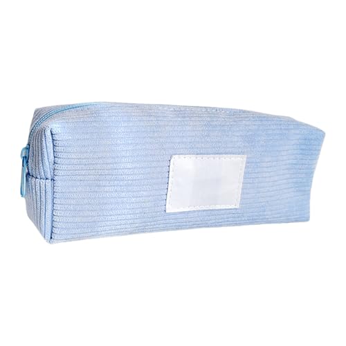 LLLmhuaa Candy Case Cord Federmäppchen Große Kapazität Stifteetui Japanische Stile Stifttasche Bleistift Organizer, hellblau, 21x7.5x5.5cm von LLLmhuaa