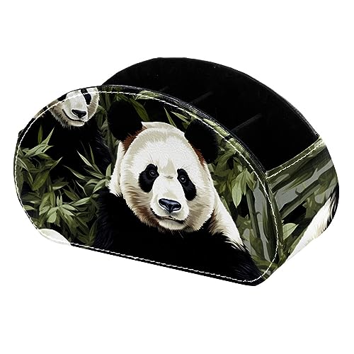 LLNSUPPLY Niedlicher Pandas Schreibtisch-Stifthalter, Stiftehalter, Federmäppchen, Tasse, Federmäppchen für Schreibtisch, Büro, Stifteetui für Schule, Kinder von LLNSUPPLY