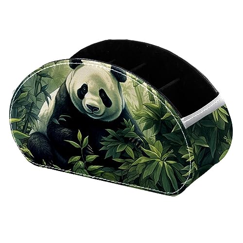 LLNSUPPLY Panda und Bambus Schreibtisch-Stifthalter, Stiftehalter, Federmäppchen, Tasse, Federmäppchen für Schreibtisch, Büro, Stifteetui für Schule, Kinder von LLNSUPPLY