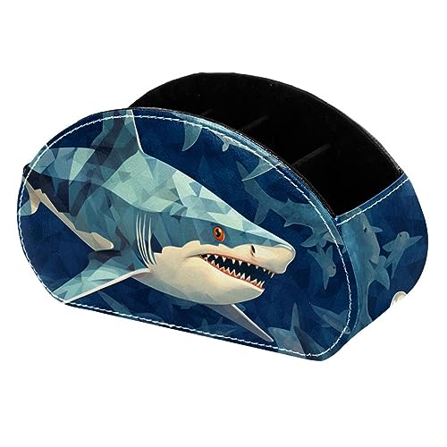 LLNSUPPLY Shark and Sea Schreibtisch-Stifthalter, Stiftehalter, Federmäppchen, Tasse, Stifthalter für Schreibtisch, Büro, Stifteetui für Schule, Kinder von LLNSUPPLY