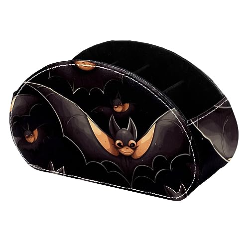 LLNSUPPLY Stifthalter mit großem Fassungsvermögen, Halloween-Fledermäppchen, kleines süßes Federmäppchen, Büro, Uni, Schule, große Speicherkapazität, Tasche, Beutel, Organizer, Box von LLNSUPPLY