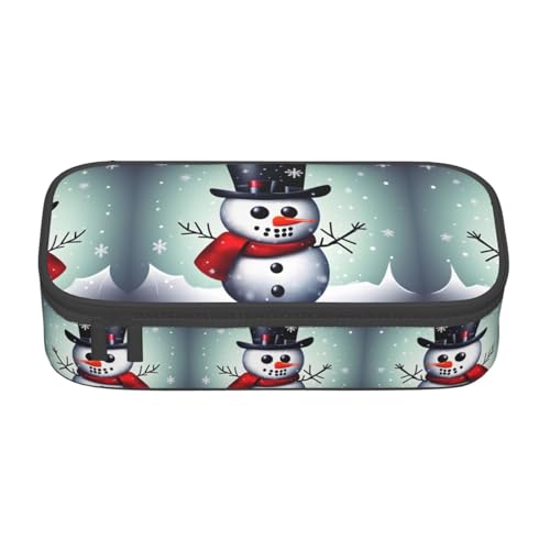 LLOTPQ Federmäppchen mit Galaxie-Druck, Rot und Blau, Stift-Organizer für Mädchen und Jungen, Schulbedarf, Schreibwaren und Bürogebrauch, Weihnachts-Schneemann, Einheitsgröße, Schulranzen LLOTPQ Federmäppchen mit Galaxie-Druck, Rot und Blau, Stift-Organizer für Mädchen und Jungen, Schulbedarf, Schreibwaren und Bürogebrauch, Weihnachts-Schneemann, Einheitsgröße, Schulranzen von LLOTPQ