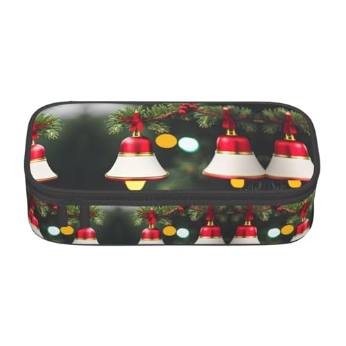 LLOTPQ Federmäppchen mit Galaxie-Druck, Rot und Blau, Stift-Organizer für Mädchen und Jungen, Schulbedarf, Schreibwaren und Bürogebrauch, Weihnachtsbaum und Glocke, Einheitsgröße, Schulranzen LLOTPQ Federmäppchen mit Galaxie-Druck, Rot und Blau, Stift-Organizer für Mädchen und Jungen, Schulbedarf, Schreibwaren und Bürogebrauch, Weihnachtsbaum und Glocke, Einheitsgröße, Schulranzen von LLOTPQ