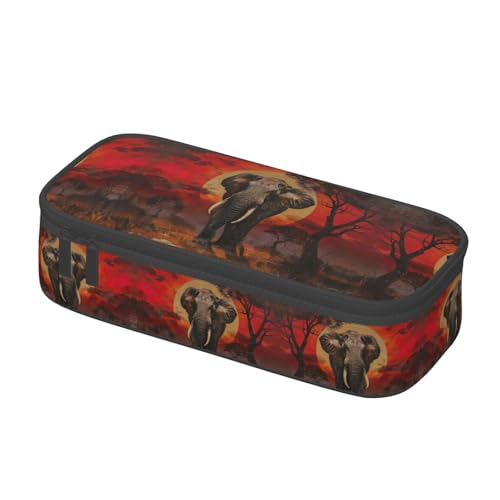 LLOTPQ Federmäppchen mit Indianer-Aufdruck – Stift-Organizer für Mädchen und Jungen, Schulbedarf, Schreibwaren und Bürogebrauch, Elefant Sonnenuntergang, Einheitsgröße, Schulranzen LLOTPQ Federmäppchen mit Indianer-Aufdruck – Stift-Organizer für Mädchen und Jungen, Schulbedarf, Schreibwaren und Bürogebrauch, Elefant Sonnenuntergang, Einheitsgröße, Schulranzen von LLOTPQ